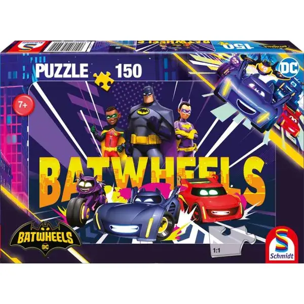 Schmidt Spiele DC Batwheels: Ready to roll, 150 Teile Kinderpuzzle