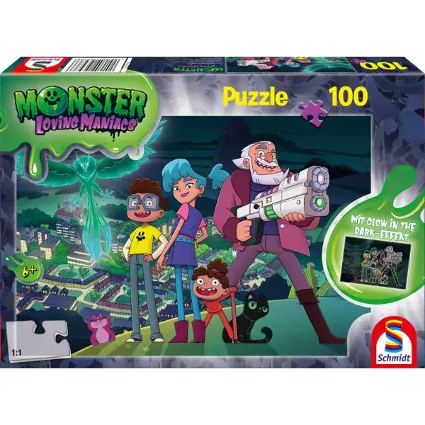 Schmidt Spiele Monster Loving Maniacs: Nacht über Gruselbruch, 100 Teile Kinderpuzzle