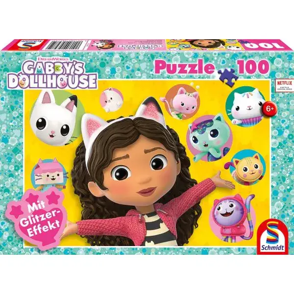 Schmidt Spiele Gabby's Dollhouse: Gabby und ihre Freunde, 100 Teile Kinderpuzzle