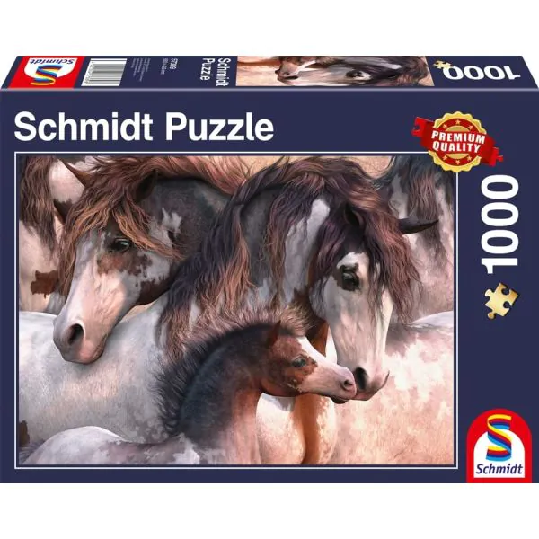 Schmidt Spiele Pinto-Herde, 1.000 Teile Puzzle, 1.000 Teile Puzzle Kostenloser Versand