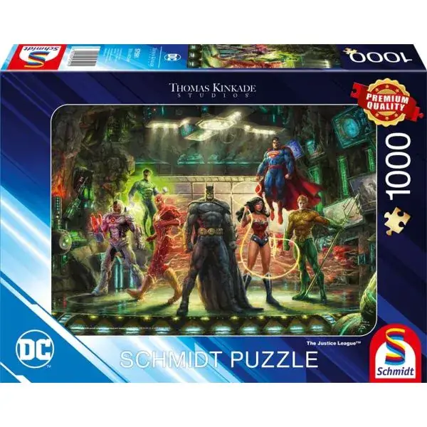 Schmidt Spiele Thomas Kinkade Studios: The Justice League, 1.000 Teile Puzzle