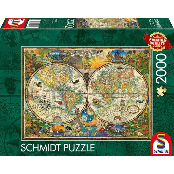 Schmidt Spiele Gestalten der Erde, 2.000 Teile Puzzle Saisonschlussverkauf
