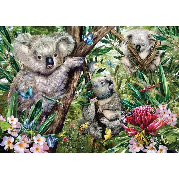 Schmidt Spiele Süße Koala-Familie, 500 Teile Puzzle Vatertagsangebot
