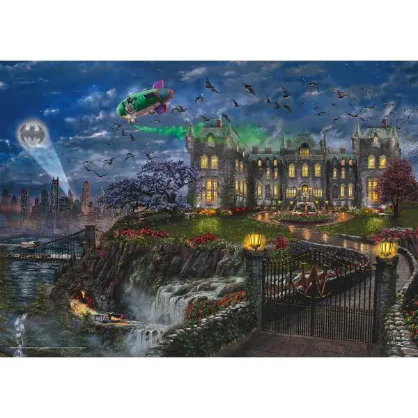 Schmidt Spiele Thomas Kinkade Studios: DC Comics, Warner Bros. - Wayne Manor™, 1.000 Teile Puzzle Heißer Verkauf