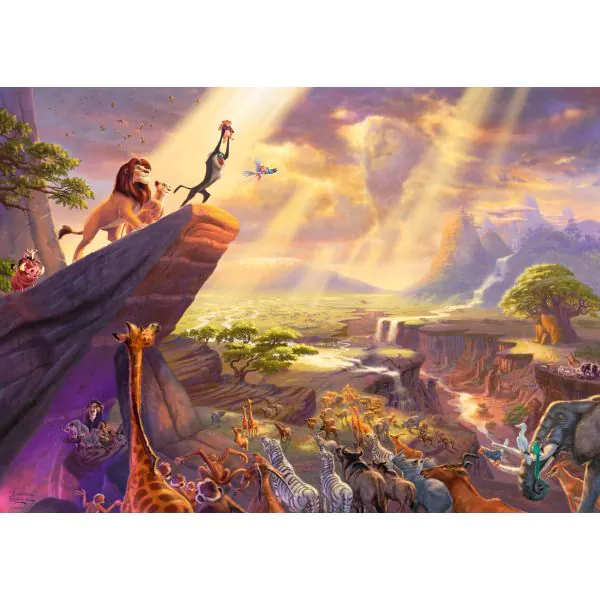 Schmidt Spiele Thomas Kinkade Studios: Disney Dreams Collection - König der Löwen , 1.000 Teile Puzzle Bis zu 50% Rabatt
