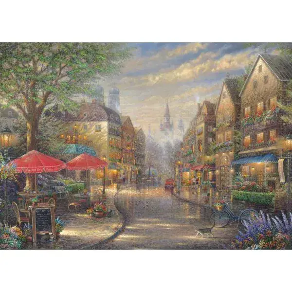 Schmidt Spiele Thomas Kinkade Studios: Café in München, 1.000 Teile Puzzle Bis zu 60% Rabatt