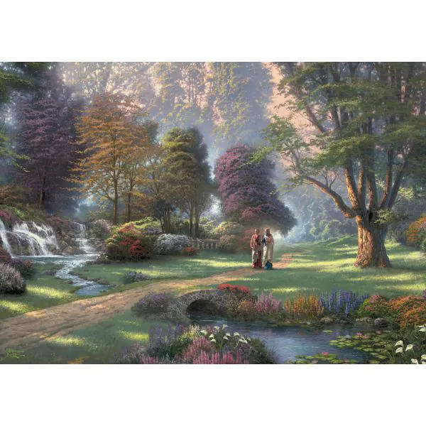 Schmidt Spiele Thomas Kinkade Studios: Spirit, Weg des Glaubens, 1.000 Teile Puzzle Nur für heute