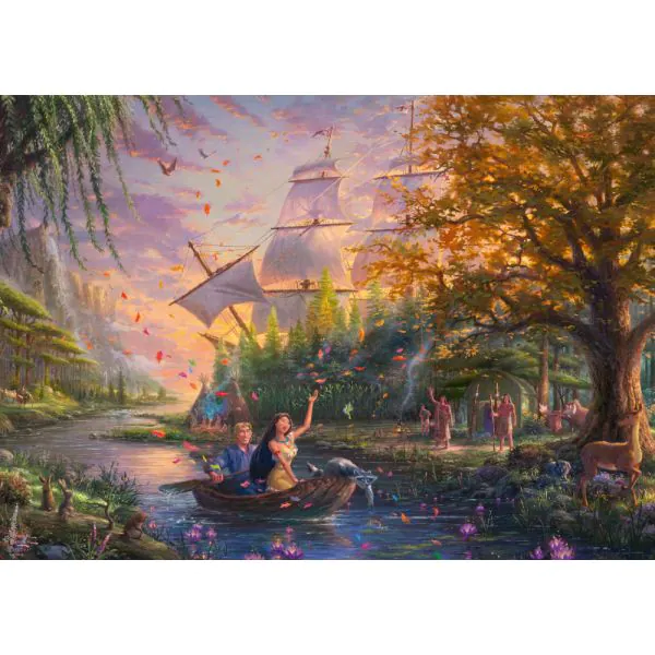Schmidt Spiele Thomas Kinkade Studios: Disney Dreams Collection - Pocahontas, 1.000 Teile Puzzle Bis zu 55% Rabatt