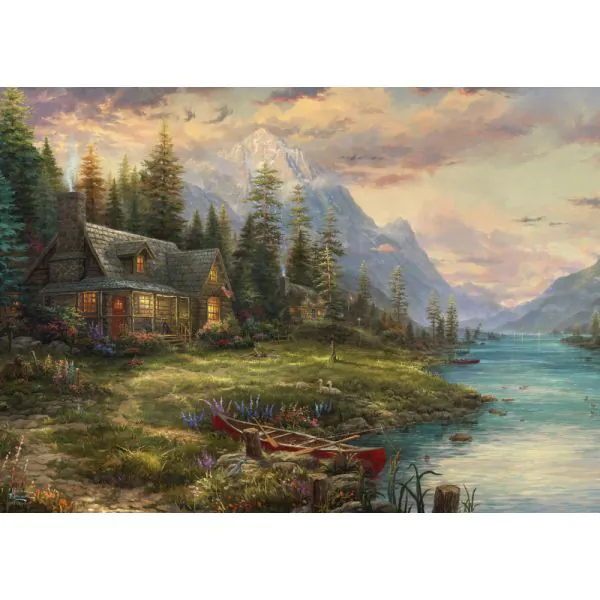 Schmidt Spiele Thomas Kinkade Studios: Ausflug am Vatertag, 1.000 Teile Puzzle Riesige Rabatte