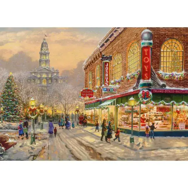Schmidt Spiele Thomas Kinkade Studios: Ein Weihnachtswunsch, 1.000 Teile Puzzle Clearance-Verkauf