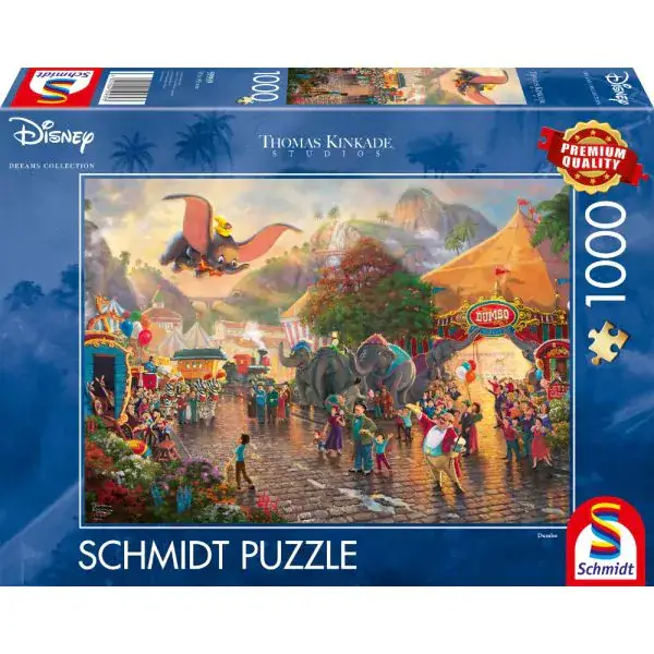 Schmidt Spiele Thomas Kinkade Studios: Disney Dreams Collection - Dumbo 1.000 Teile Puzzle