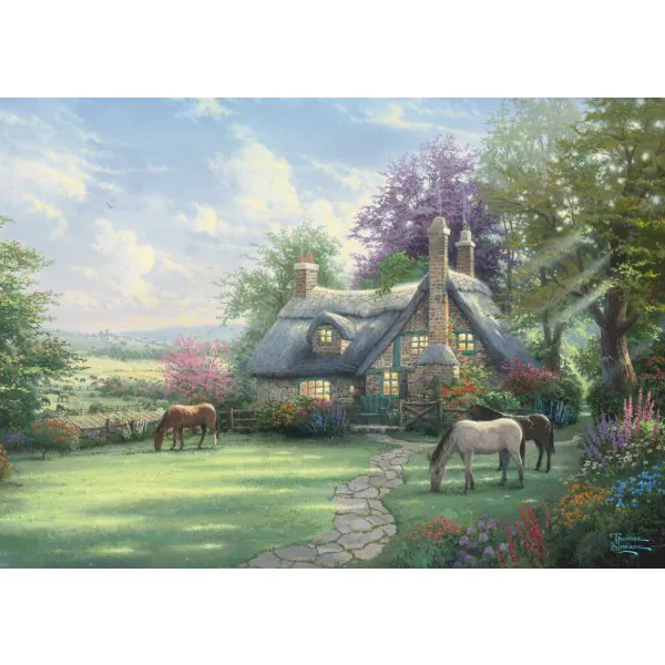 Schmidt Spiele Thomas Kinkade Studios: A Perfect Summer Day in der Nostalgie Metalldose, 500 Teile Puzzle Speichern exportieren