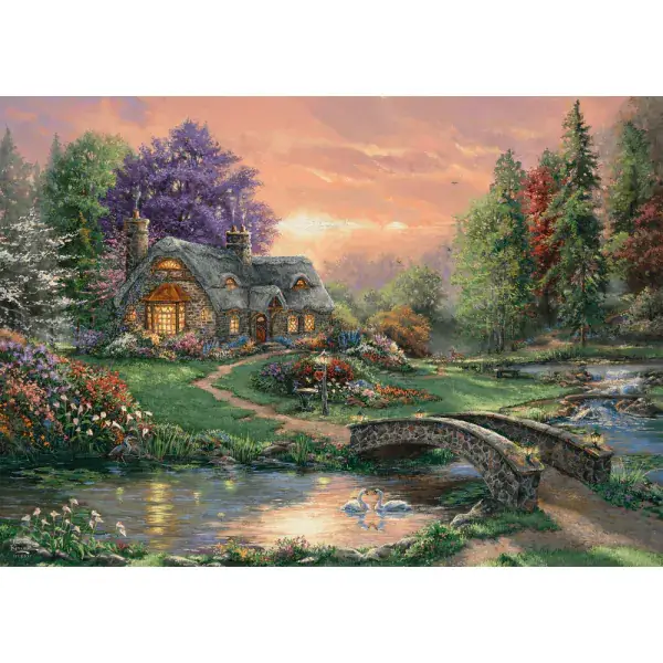 Schmidt Spiele Thomas Kinkade Studios: Sweetheart Retreat, 1.000 Teile Puzzle Rabatte dieses Monats
