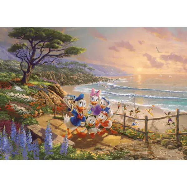 Schmidt Spiele Thomas Kinkade Studios: Disney Dreams Collection - Donald and Daisy A Duck Day Afternoon, 1.000 Teile Puzzle Outlet