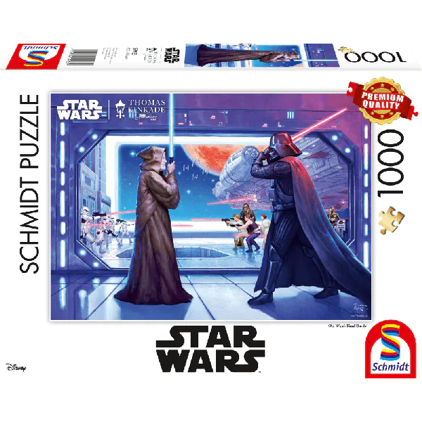 Schmidt Spiele Thomas Kinkade Studios: Star Wars - Obi Wan's letzter Kampf, 1.000 Teile Puzzle