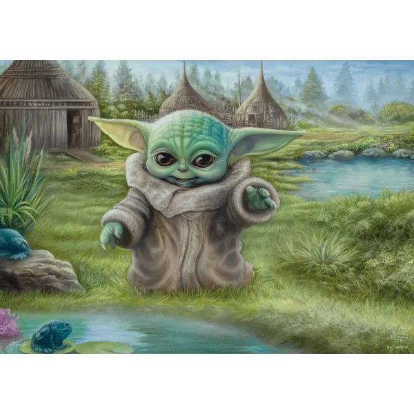 Schmidt Spiele Thomas Kinkade Studios: Star Wars The Mandalorian - Grogu Das Kind , 1.000 Teile Puzzle Hotsell