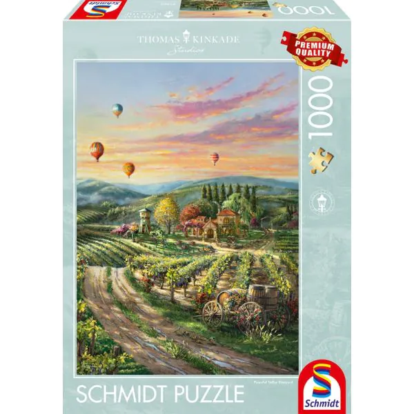 Schmidt Spiele Thomas Kinkade Studios: Peaceful Valley Vineyard, 1.000 Teile Puzzle