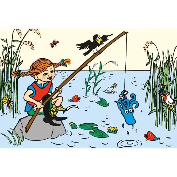 Schmidt Spiele Pippi™ Langstrumpf: Ich mache mir die Welt, wie sie mir gefällt, 3x48-teiliges Kinderpuzzle Begrenztes Angebot