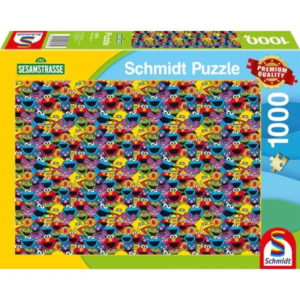 Schmidt Spiele Sesamstrasse®: Wer, wie, was?, 1.000 Teile Puzzle