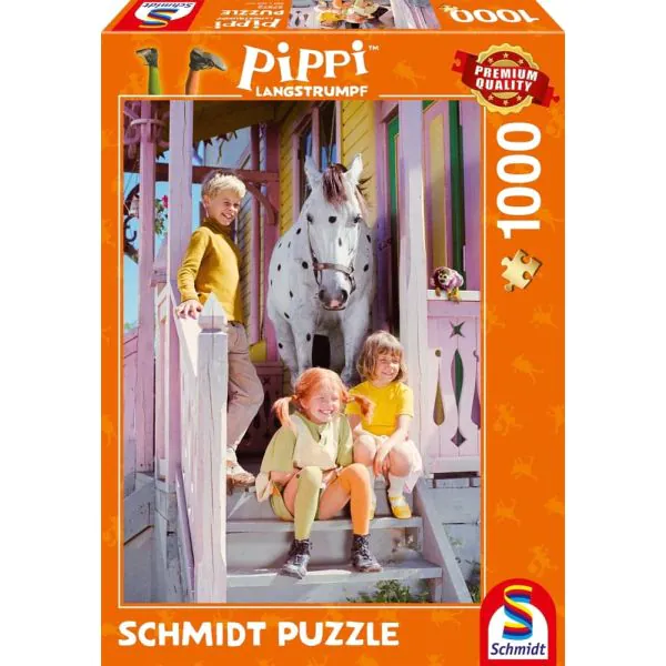 Schmidt Spiele Pippi™ Langstrumpf: Pippi und ihre Freunde, 1.000 Teile Puzzle