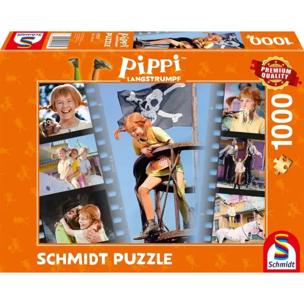 Schmidt Spiele Pippi™ Langstrumpf: Sei frech und wild und wunderbar, 1.000 Teile Puzzle