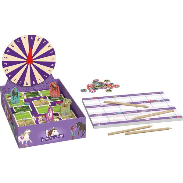 Schmidt Spiele Schleich ®: Horse Club - Stadt Land Fluss®, Kinderspiel Lagerräumung