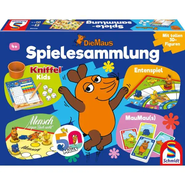 Schmidt Spiele Die Maus: Spielesammlung, Kinderspiel