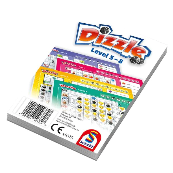 Schmidt Spiele Dizzle, Level 5 bis 8, Zusatzblock (75 Blatt) Neueste Mode
