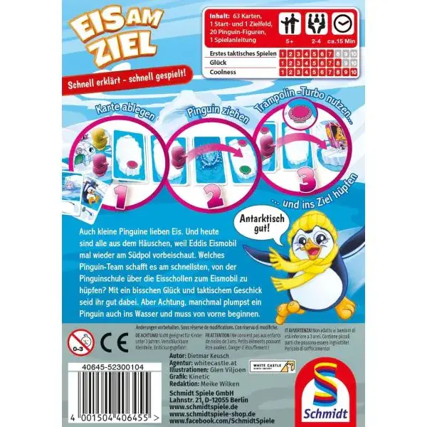 Schmidt Spiele Eis am Ziel, Kinderspiel Bestseller