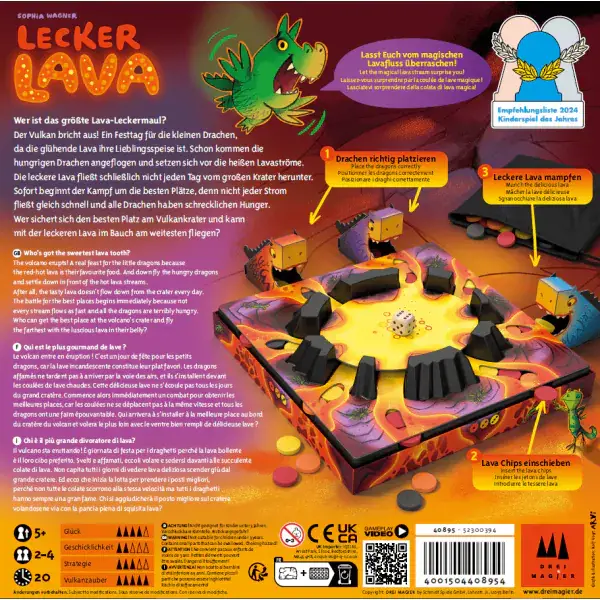 Schmidt Spiele Drei Magier®: Lecker Lava, Kinderspiel Saisonale Angebote