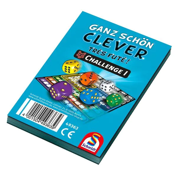 Schmidt Spiele Ganz schön clever – Challenge I, Zusatzblock (75 Blatt)