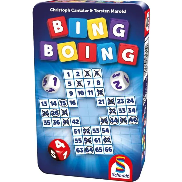 Schmidt Spiele Bing Boing, Reisespiel in der Metalldose Neueste Stile