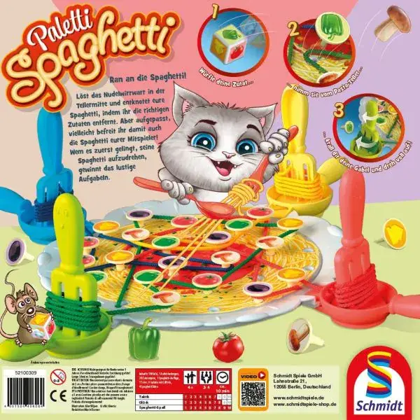 Schmidt Spiele Paletti Spaghetti, Kinderspiel 50% Rabatt mit kostenlosem Versand