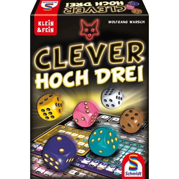 Schmidt Spiele Clever hoch Drei Auslauf