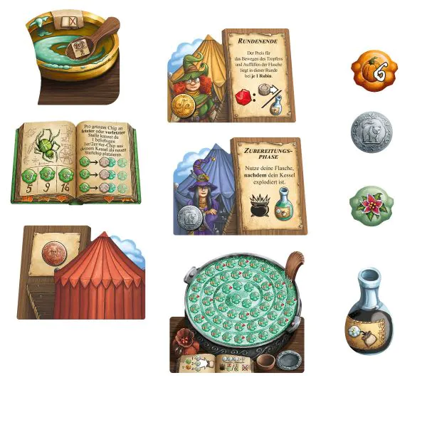 Schmidt Spiele Die Quacksalber von Quedlinburg - Die Kräuterhexen, 1. Erweiterung Flash Sale