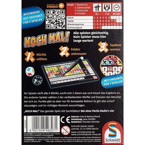 Schmidt Spiele Noch mal! Große Rabatte