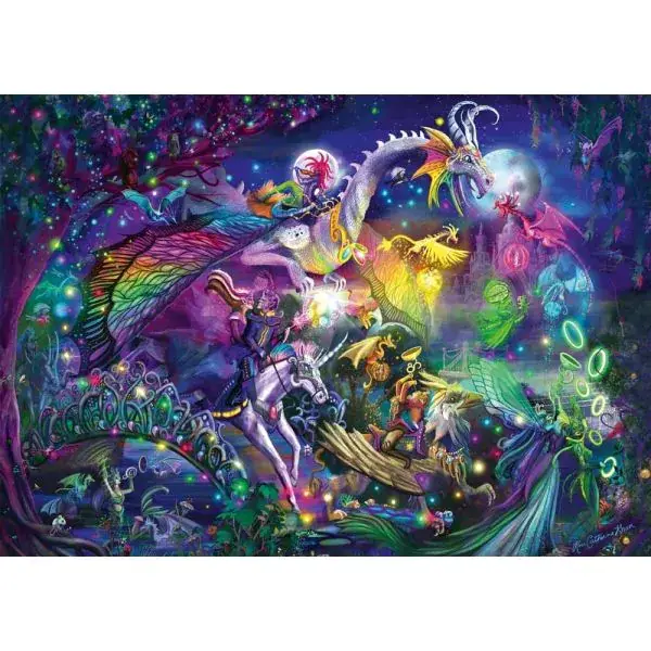 Schmidt Spiele Rose Cat Khan: Sommernachtszirkus, 1.000 Teile Puzzle Tägliche Deals