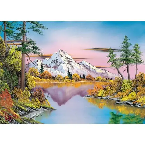 Schmidt Spiele Bob Ross: Spiegelungen, 1.000 Teile Puzzle JETZT KAUFEN