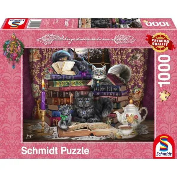 Schmidt Spiele Brigid Ashwood: Märchenstunde mit Katzen, 1.000 Teile Puzzle
