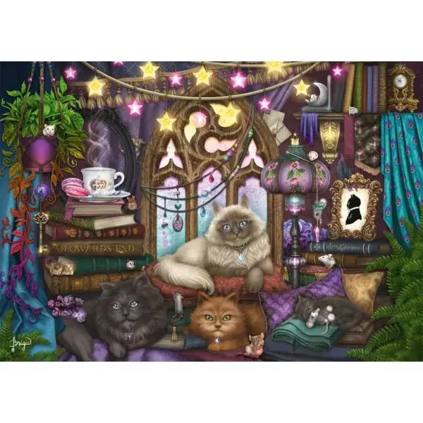 Schmidt Spiele Brigid Ashwood: Afternoon Tea mit Katzen, 1.000 Teile Puzzle Letzte 2 Tage