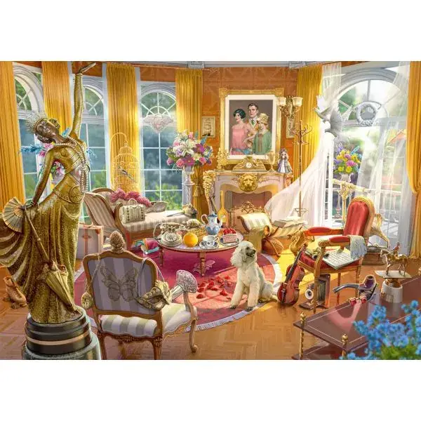 Schmidt Spiele June's Journey: Salon des Orchideenanwesens, 1.000 Teile Puzzle Speichern exportieren