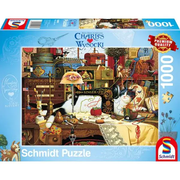 Schmidt Spiele Charles Wysocki: Maggie, die Chaotin, 1.000 Teile Puzzle 50% Rabatt für begrenzte Zeit
