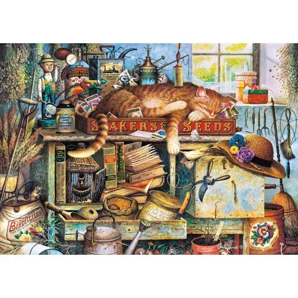 Schmidt Spiele Charles Wysocki: Remington, der Gärtner, 1.000 Teile Puzzle Rabatte dieses Monats