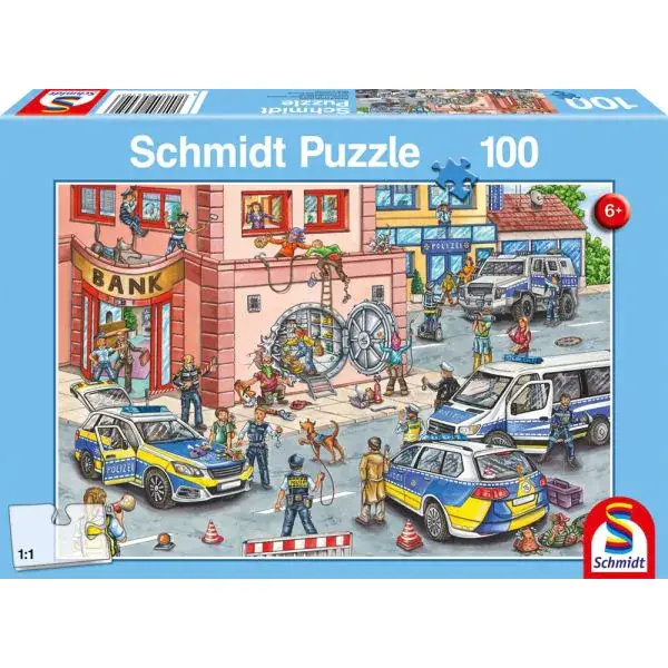 Schmidt Spiele Polizeieinsatz, 100 Teile Kinderpuzzle Outlet