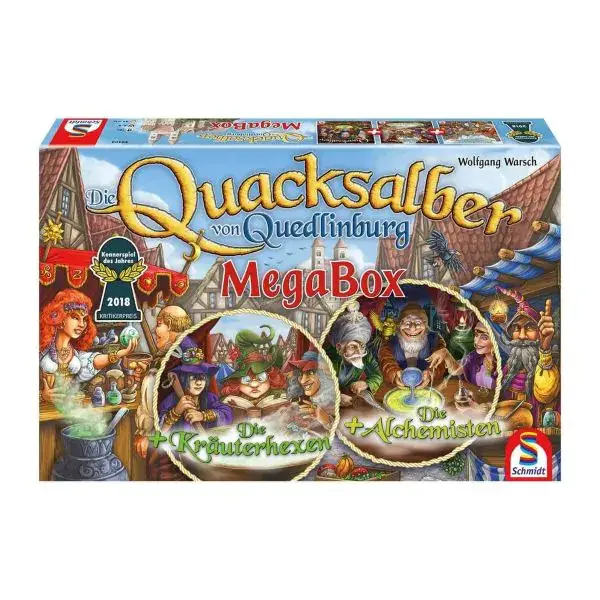 Schmidt Spiele Mega Box: Die Quacksalber von Quedlinburg (Grundspiel + 2 Erweiterungen)