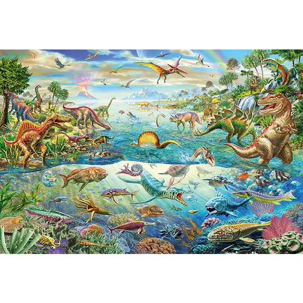 Schmidt Spiele Entdecke die Dinosaurier, 200 Teile Kinderpuzzle Blitzverkäufe