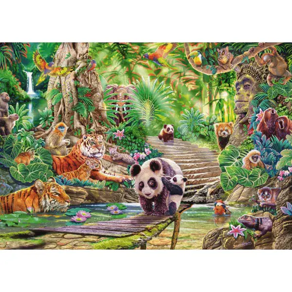 Schmidt Spiele Steve Sundram: Asiatische Tierwelt, 1.000 Teile Puzzle Preisnachlass