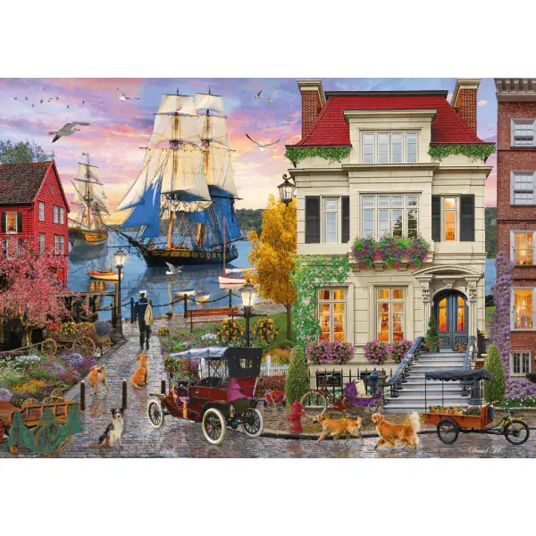 Schmidt Spiele Schiff im Hafen, 1.000 Teile Puzzle Jubiläumsangebot