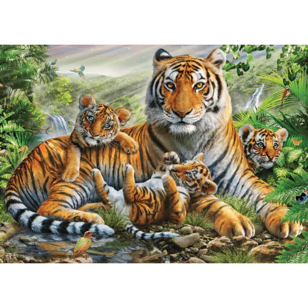 Schmidt Spiele Tiger und Welpen, 1.000 Teile Puzzle Neueste Mode