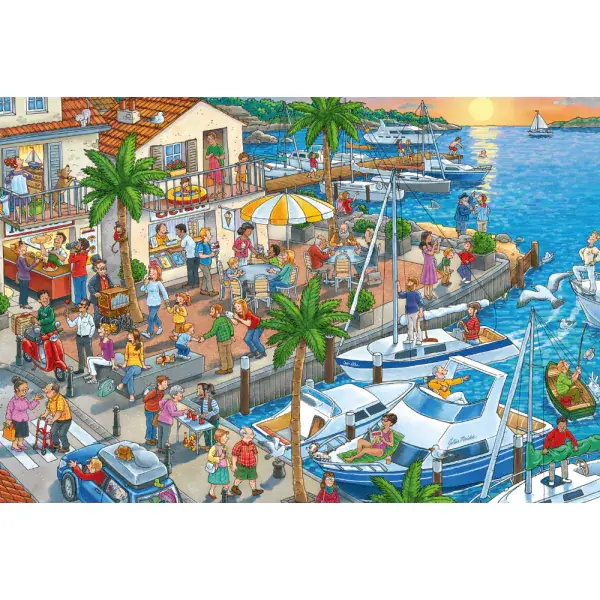 Schmidt Spiele Wo ist das kleine Segelboot? 3x24 Teile Kinderpuzzle Exklusive Angebote